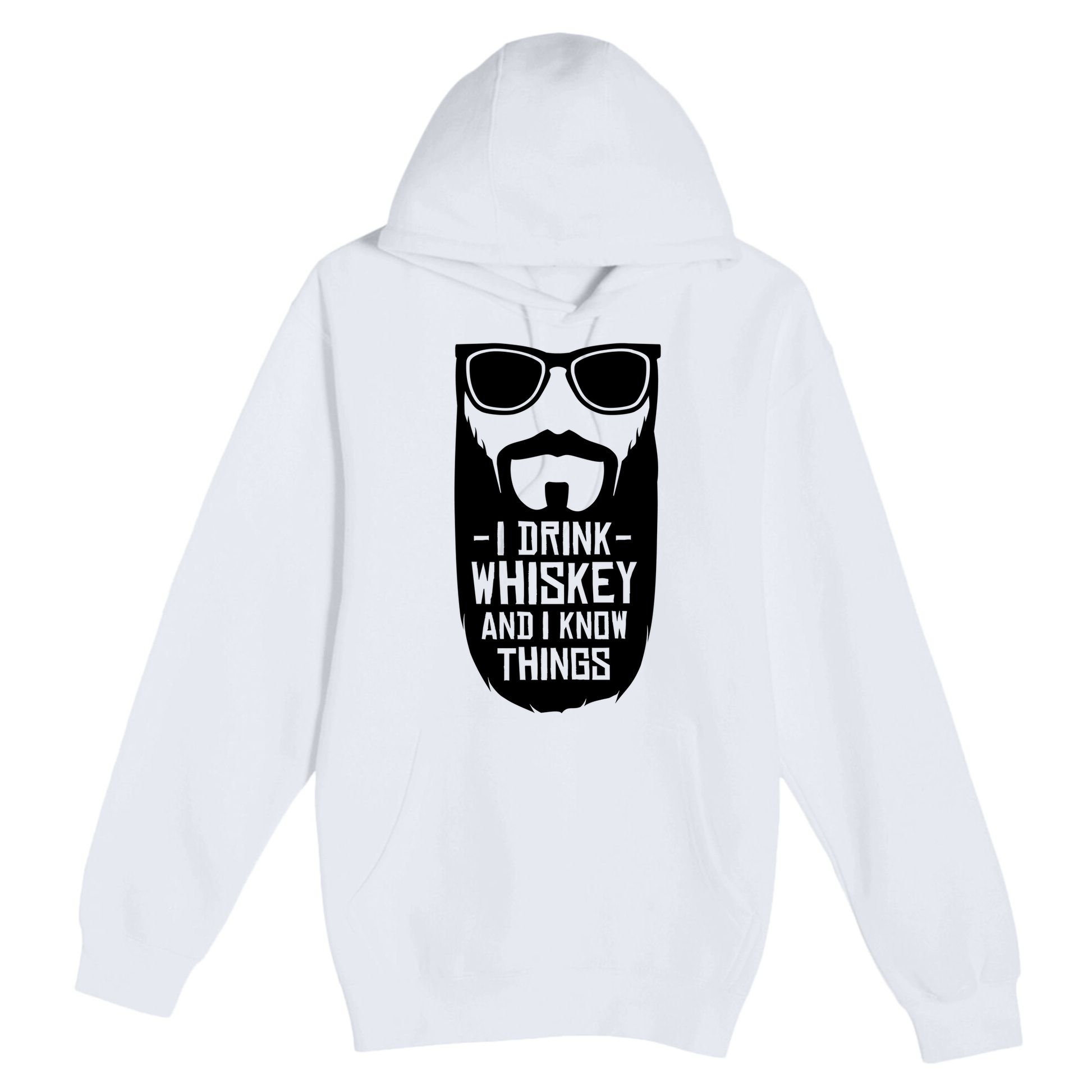 I Drink Whiskey And I Know Things Premium Pullover Hoodie