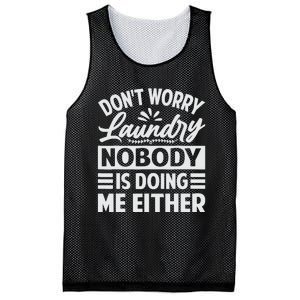 Don't Worry Laundry - Nobody Is Doing Me Either Mesh Reversible Basketball Jersey Tank