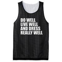 Do Well Live Well... Mesh Reversible Basketball Jersey Tank