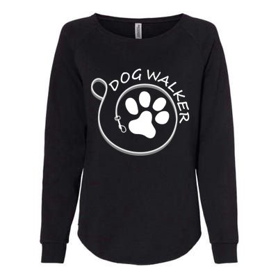 Dog Walker Leash Gift Womens California Wash Sweatshirt