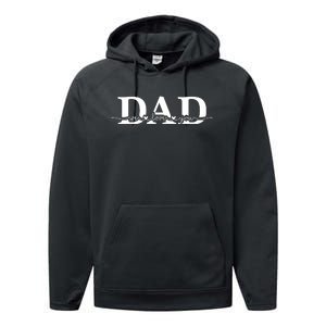 Dad We Love You Father's Day Performance Fleece Hoodie