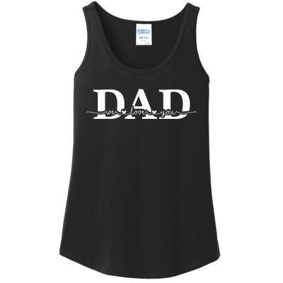 Dad We Love You Father's Day Ladies Essential Tank