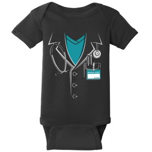 Doctor White Lab Coat Halloween Costume Baby Bodysuit