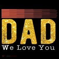 Dad We Love You Fathers Day Funny Retro Vintage Gifts Tall T-Shirt