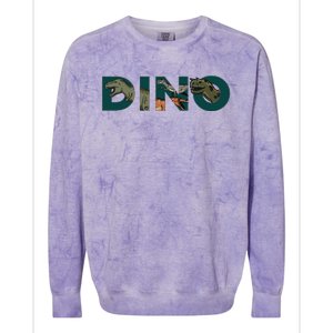 Dino Word Logo Colorblast Crewneck Sweatshirt