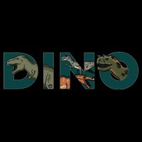 Dino Word Logo City Backpack