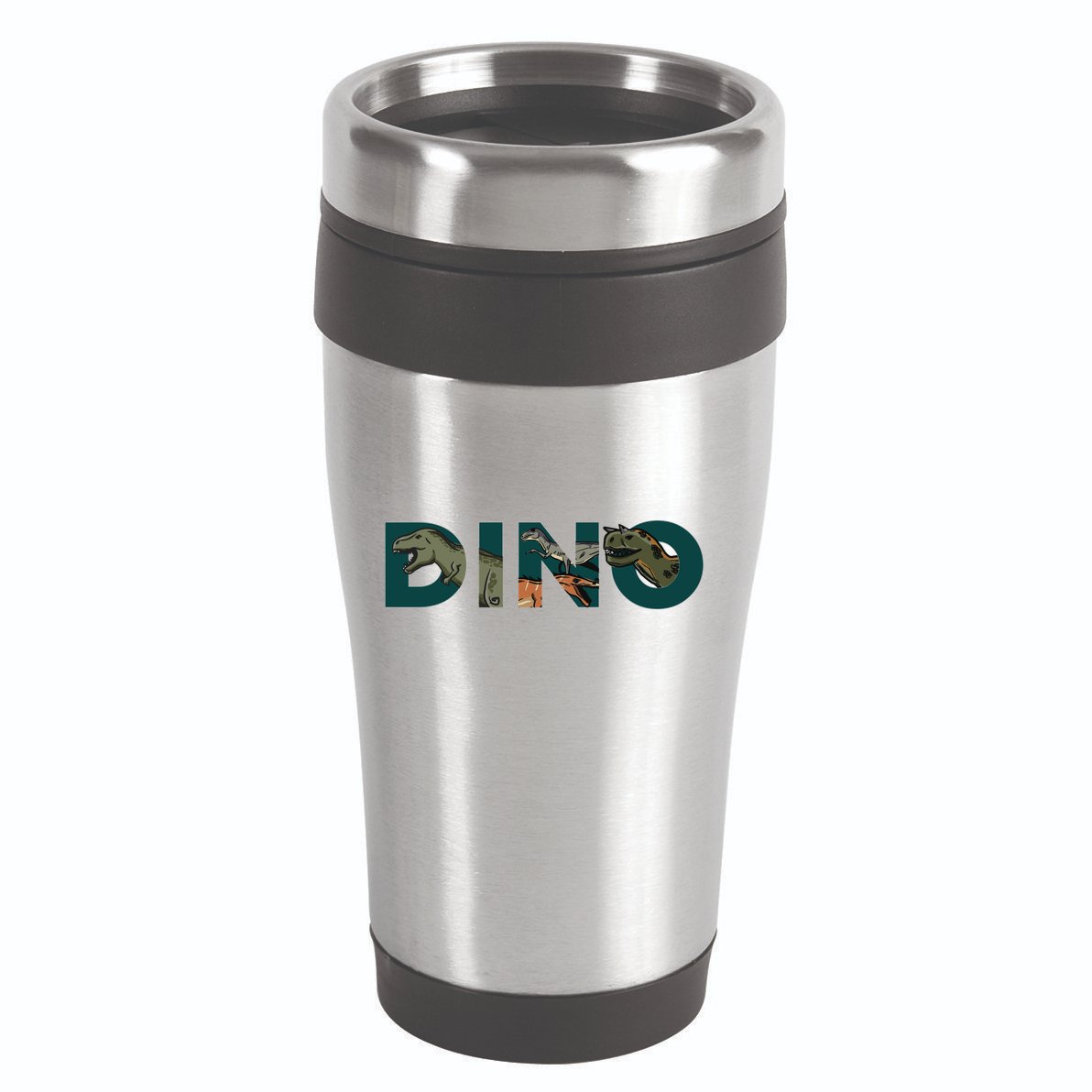 Dino Word Logo 16oz Travel Tumbler