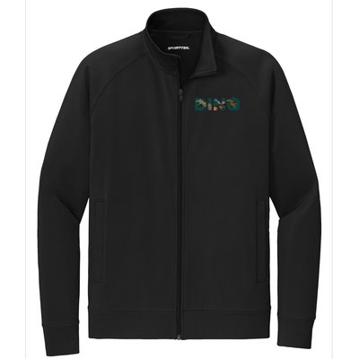 Dino Word Logo Stretch Full-Zip Cadet Jacket