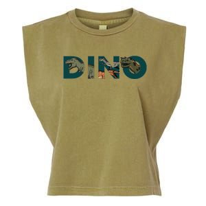 Dino Word Logo Garment-Dyed Women's Muscle Tee