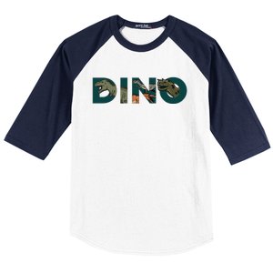 Dino Word Logo Baseball Sleeve Shirt