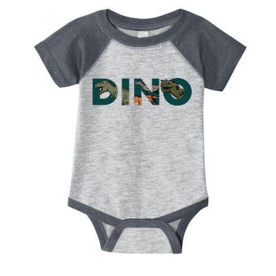 Dino Word Logo Infant Baby Jersey Bodysuit