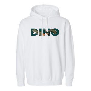 Dino Word Logo Garment-Dyed Fleece Hoodie