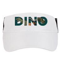 Dino Word Logo Adult Drive Performance Visor
