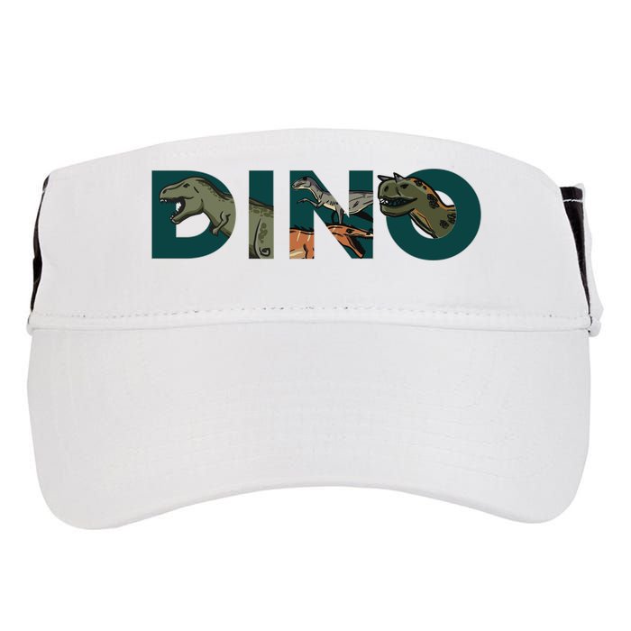 Dino Word Logo Adult Drive Performance Visor