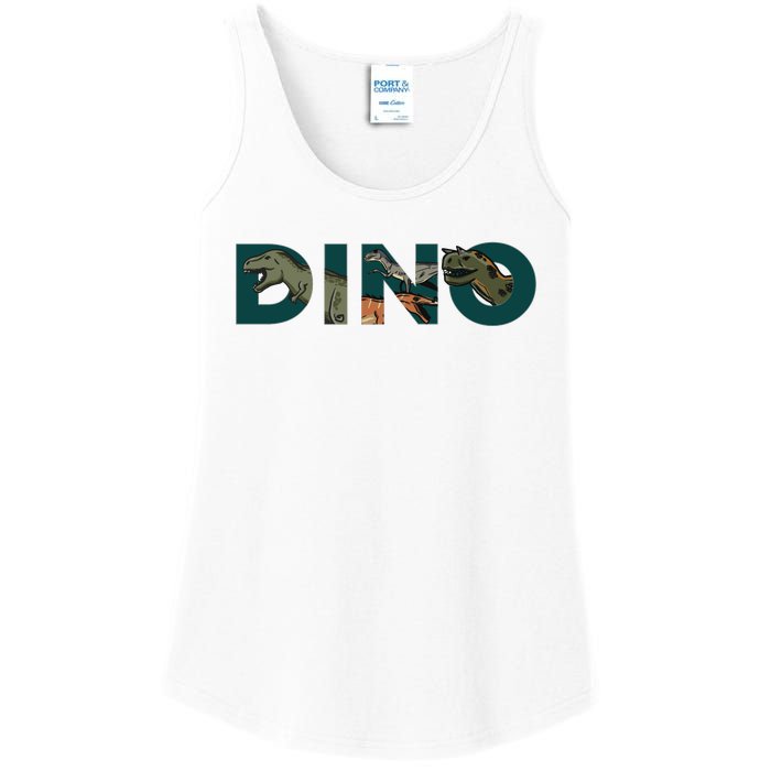 Dino Word Logo Ladies Essential Tank