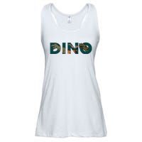 Dino Word Logo Ladies Essential Flowy Tank