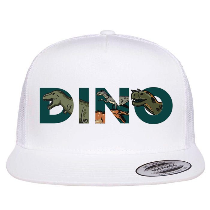 Dino Word Logo Flatbill Hat