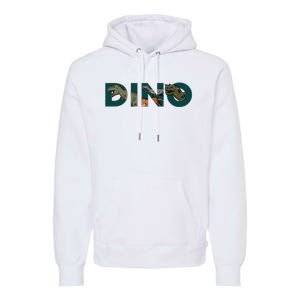 Dino Word Logo Premium Hoodie