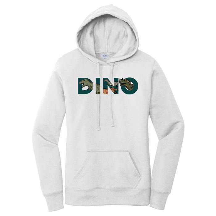 Dino Word Logo Women's Pullover Hoodie