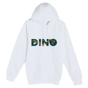 Dino Word Logo Premium Pullover Hoodie