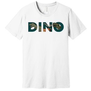 Dino Word Logo Premium T-Shirt