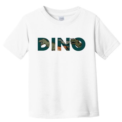 Dino Word Logo Toddler T-Shirt