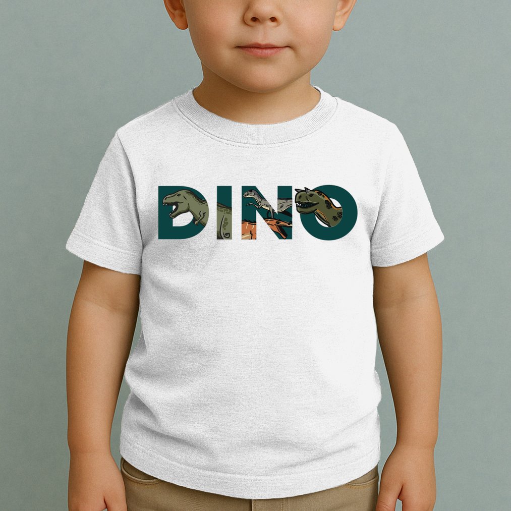 Dino Word Logo Toddler T-Shirt