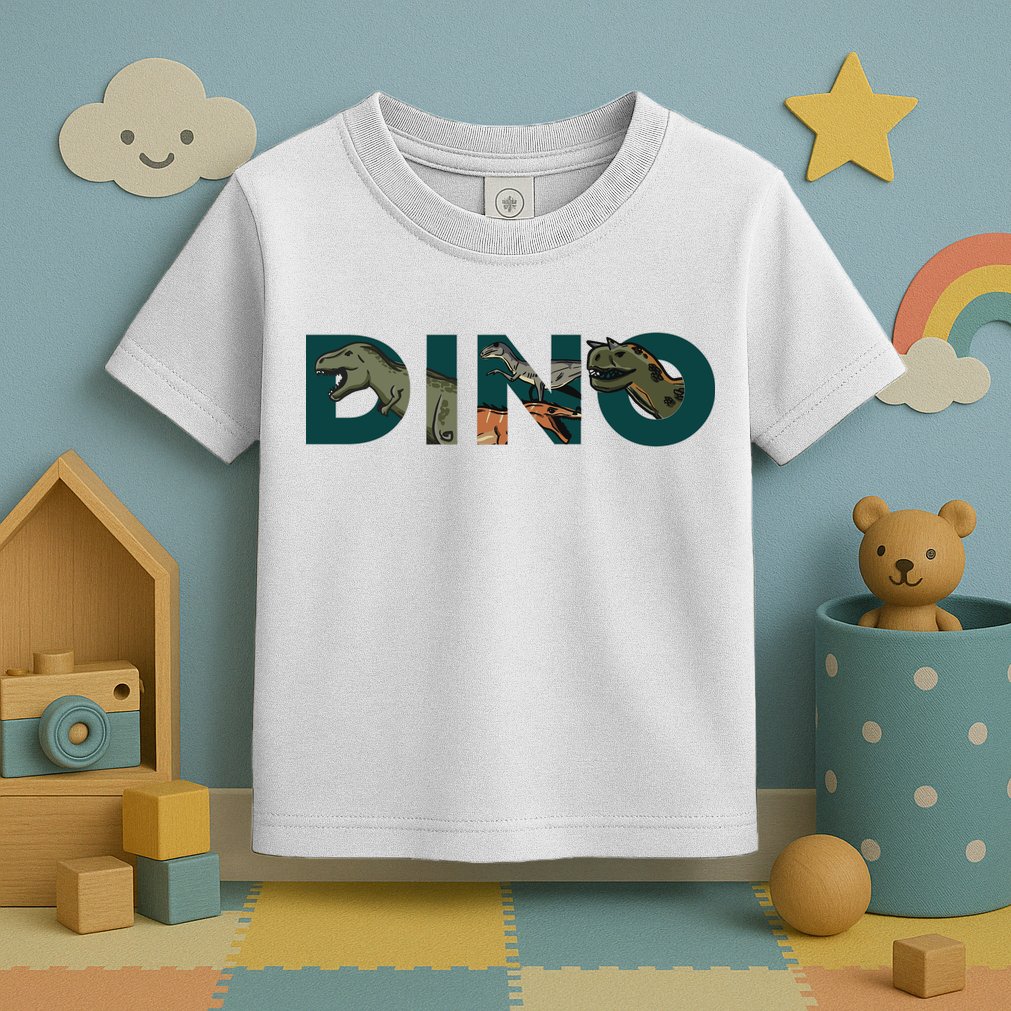 Dino Word Logo Toddler T-Shirt