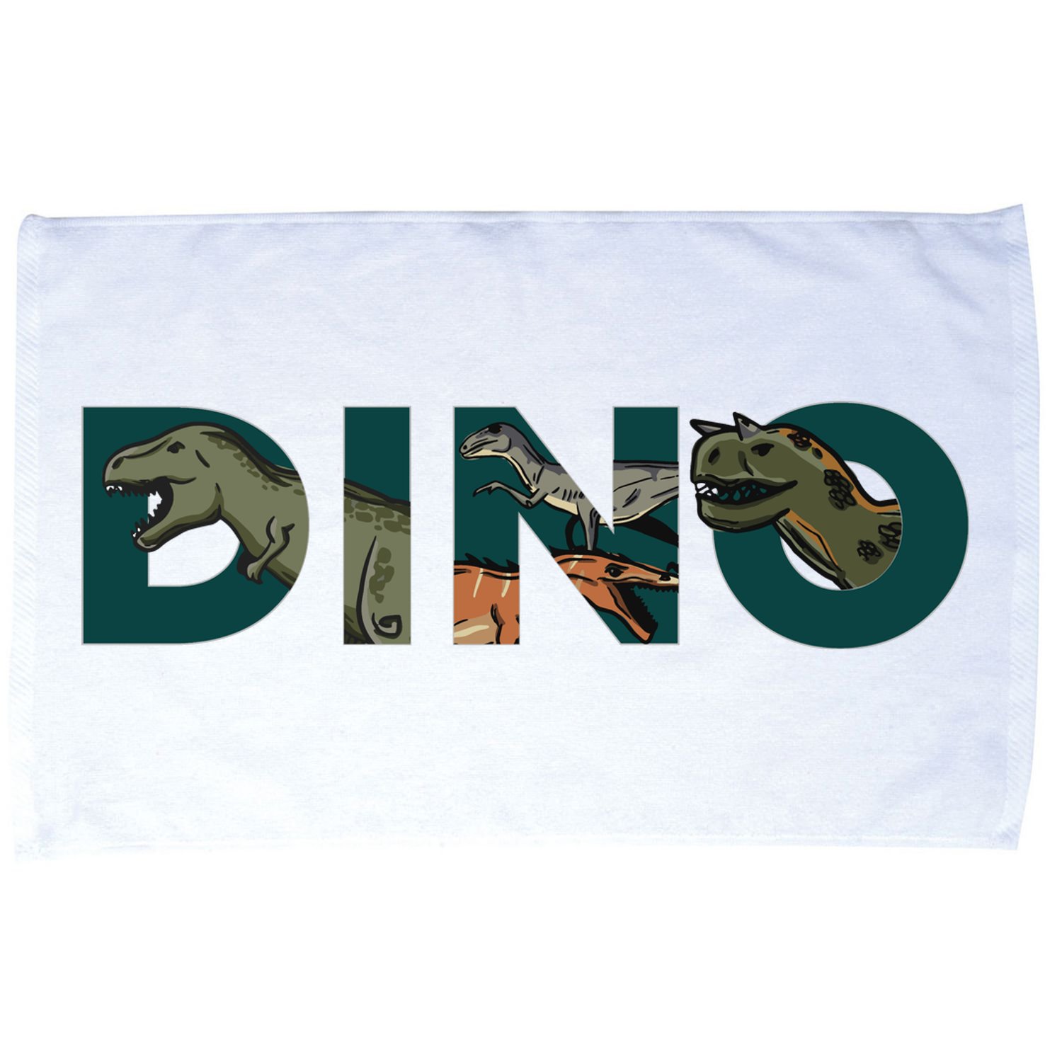 Dino Word Logo Microfiber Hand Towel