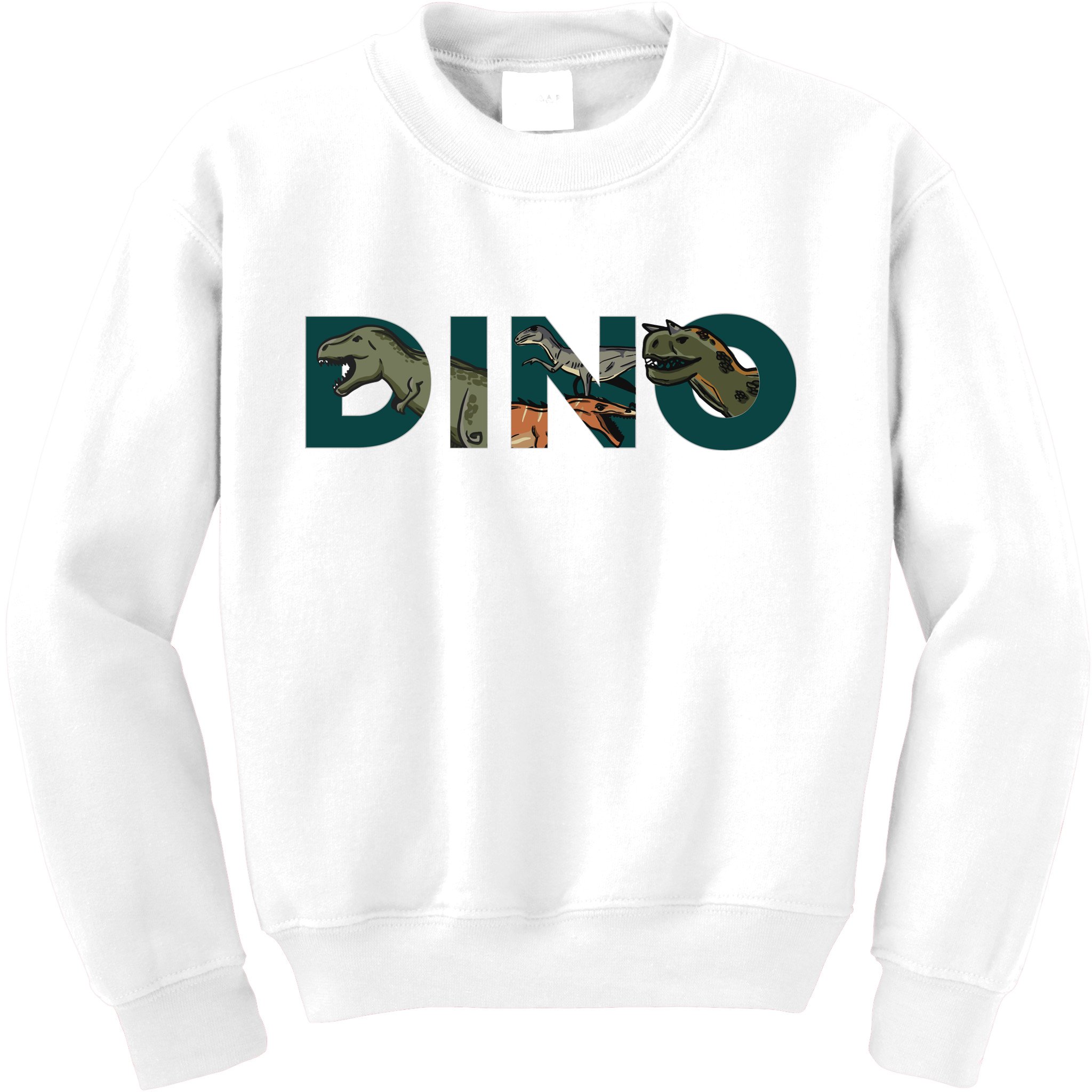 Dino Word Logo Kids Sweatshirt