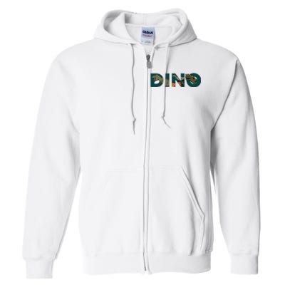 Dino Word Logo Full Zip Hoodie