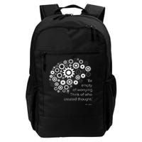 DonT Worry Mind Quote By Rumi Daily Commute Backpack