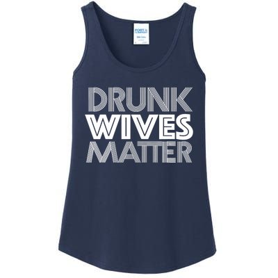 Drunk Wives Matter Shirt Funny Wine Drinking Tee Ladies Essential Tank