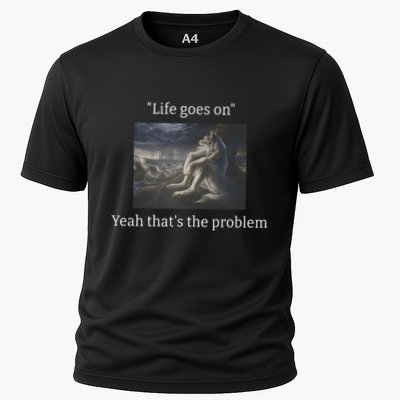 Depressed Wolf Meme Performance Shirt