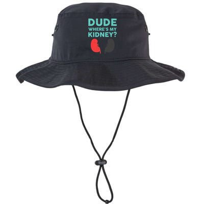 Dude Where's My Kidney Donor Transplant Get Well Soon Premium Legacy Cool Fit Booney Bucket Hat