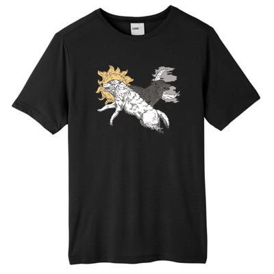 Double Wolf Moon Sun Tall Fusion ChromaSoft Performance T-Shirt