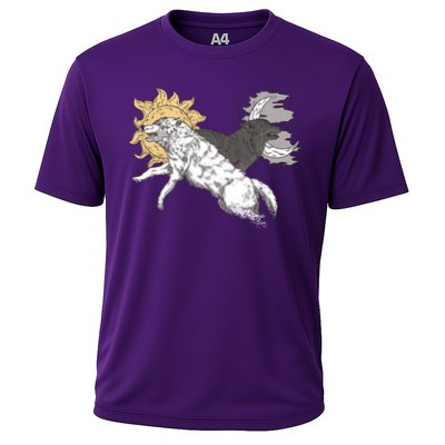 Double Wolf Moon Sun Performance Shirt
