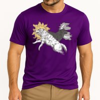 Double Wolf Moon Sun Cooling Performance Crew T-Shirt