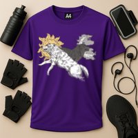 Double Wolf Moon Sun Cooling Performance Crew T-Shirt