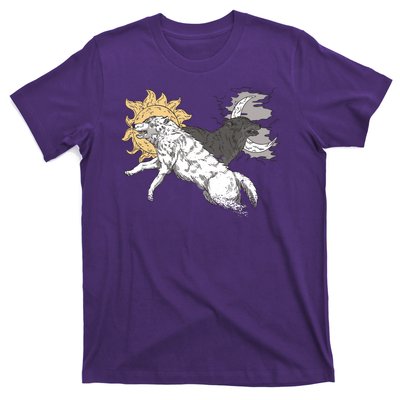 Double Wolf Moon Sun T-Shirt