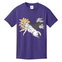 Double Wolf Moon Sun Kids T-Shirt
