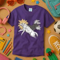 Double Wolf Moon Sun Kids T-Shirt