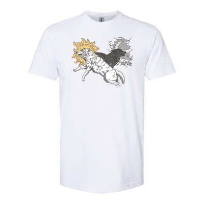 Double Wolf Moon Sun Softstyle® CVC T-Shirt