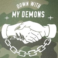 Down With My Demons Legacy Tie Dye Trucker Hat