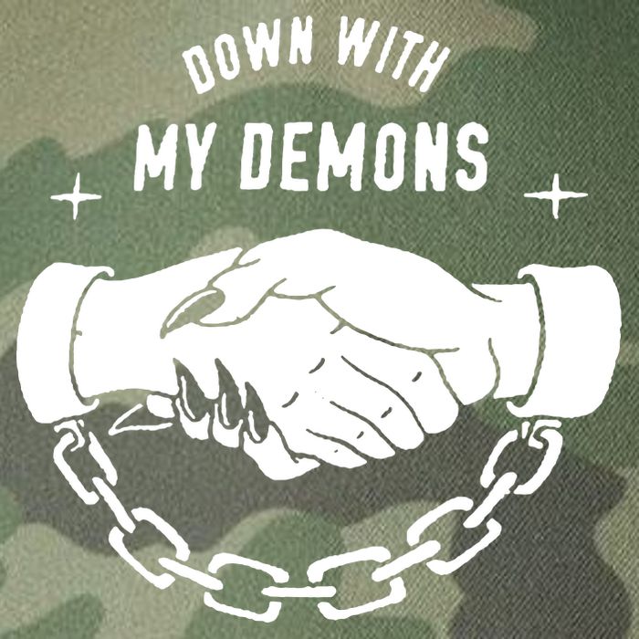 Down With My Demons Legacy Tie Dye Trucker Hat