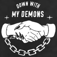 Down With My Demons Adult Drive Performance Visor