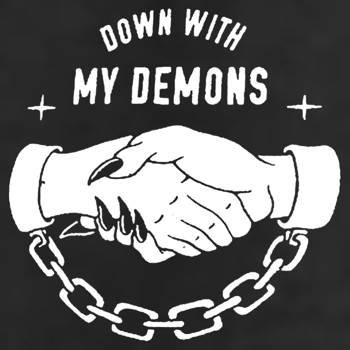 Down With My Demons Adult Drive Performance Visor