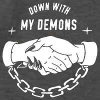 Down With My Demons Vector Backpack