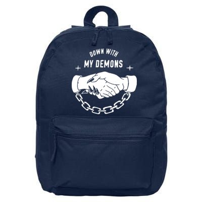 Down With My Demons 16 in Basic Backpack