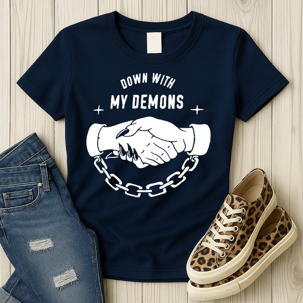 Down With My Demons Womens T-Shirt